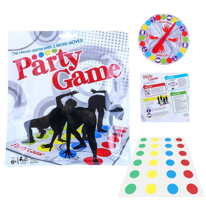 Kids Outdoor Garden Toys - Gra Twister - Rodzinna gra interaktywna