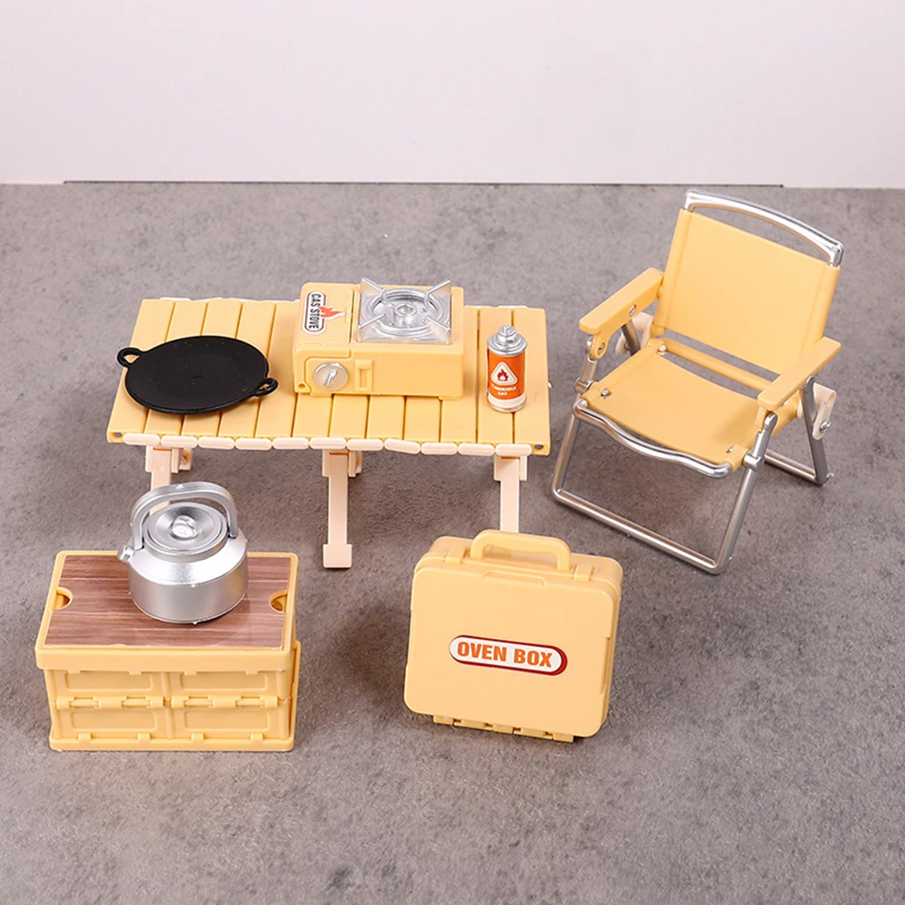 Kids Outdoor Folding Table - Mini składany zestaw krzeseł i stołów