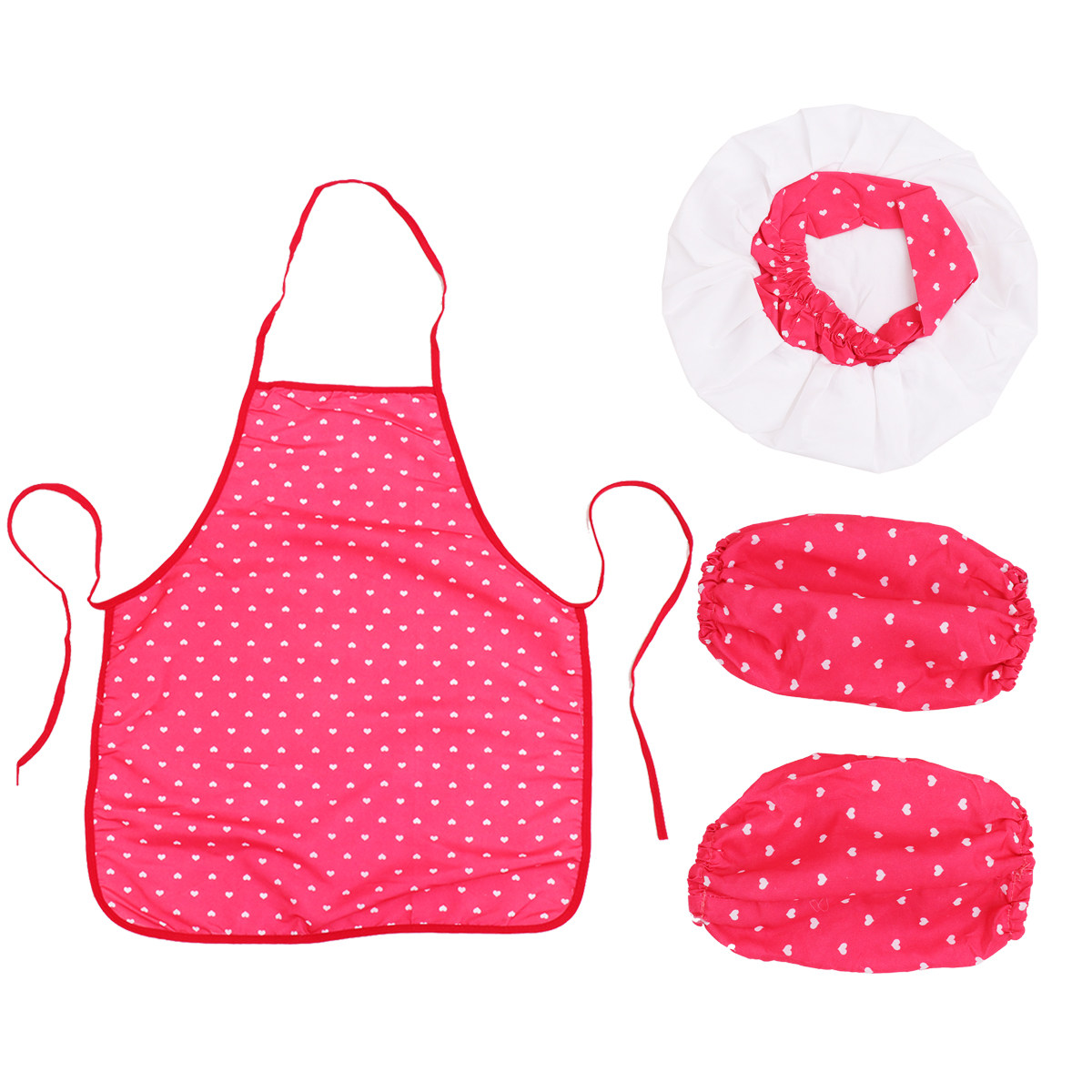 Kids Outdoor Grill Set - 3-częściowy zestaw kostiumu szefa kuchni dla