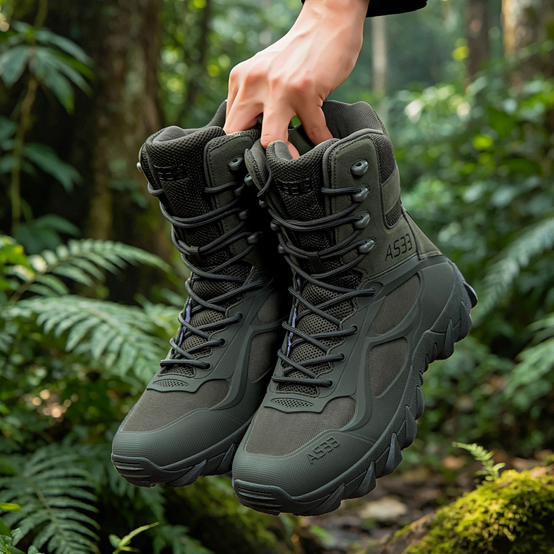 Kids Outdoor Net - Męskie taktyczne buty, lekkie buty treningowe,