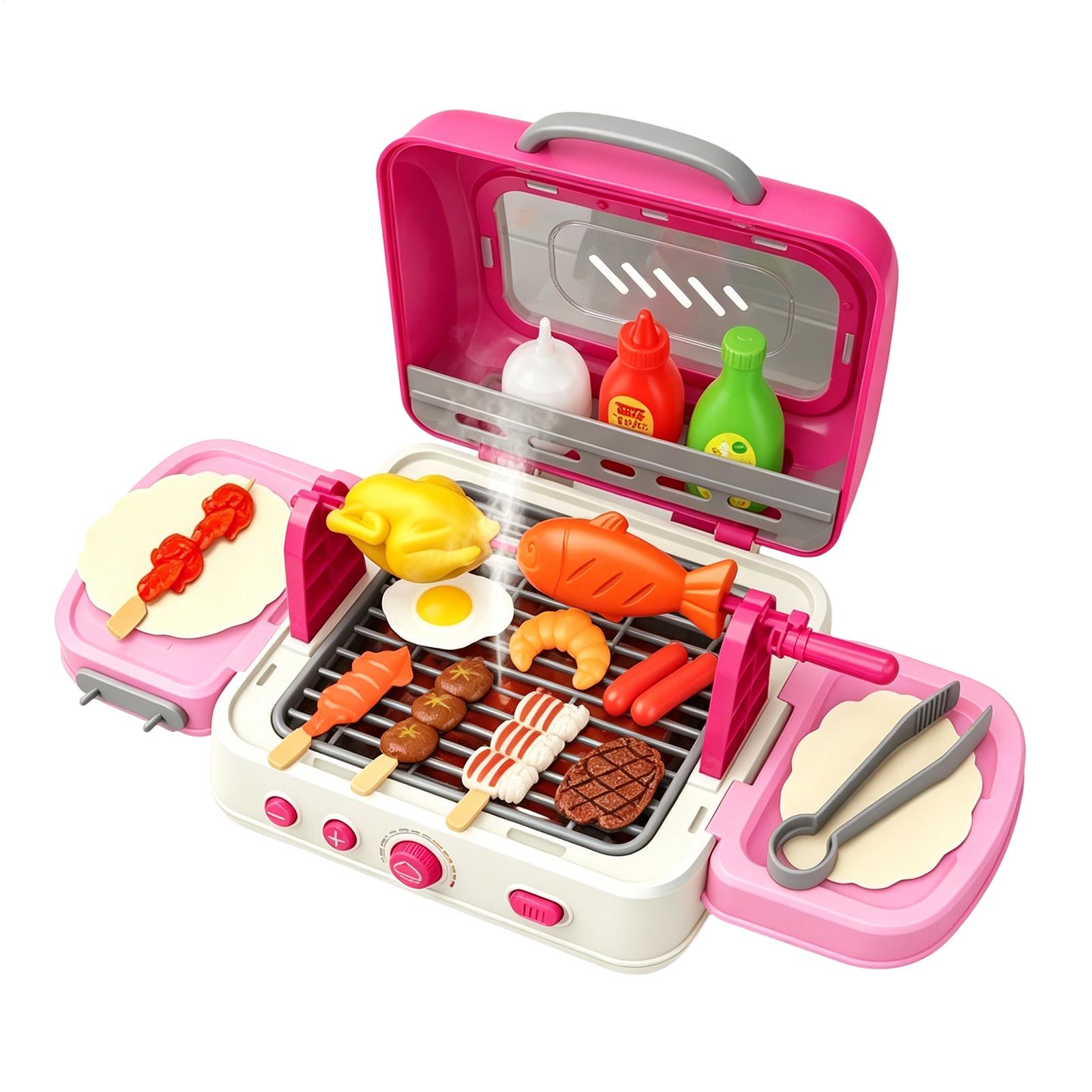 Kids Outdoor Grill Set - Dziecięcy składany grill do zabawy na