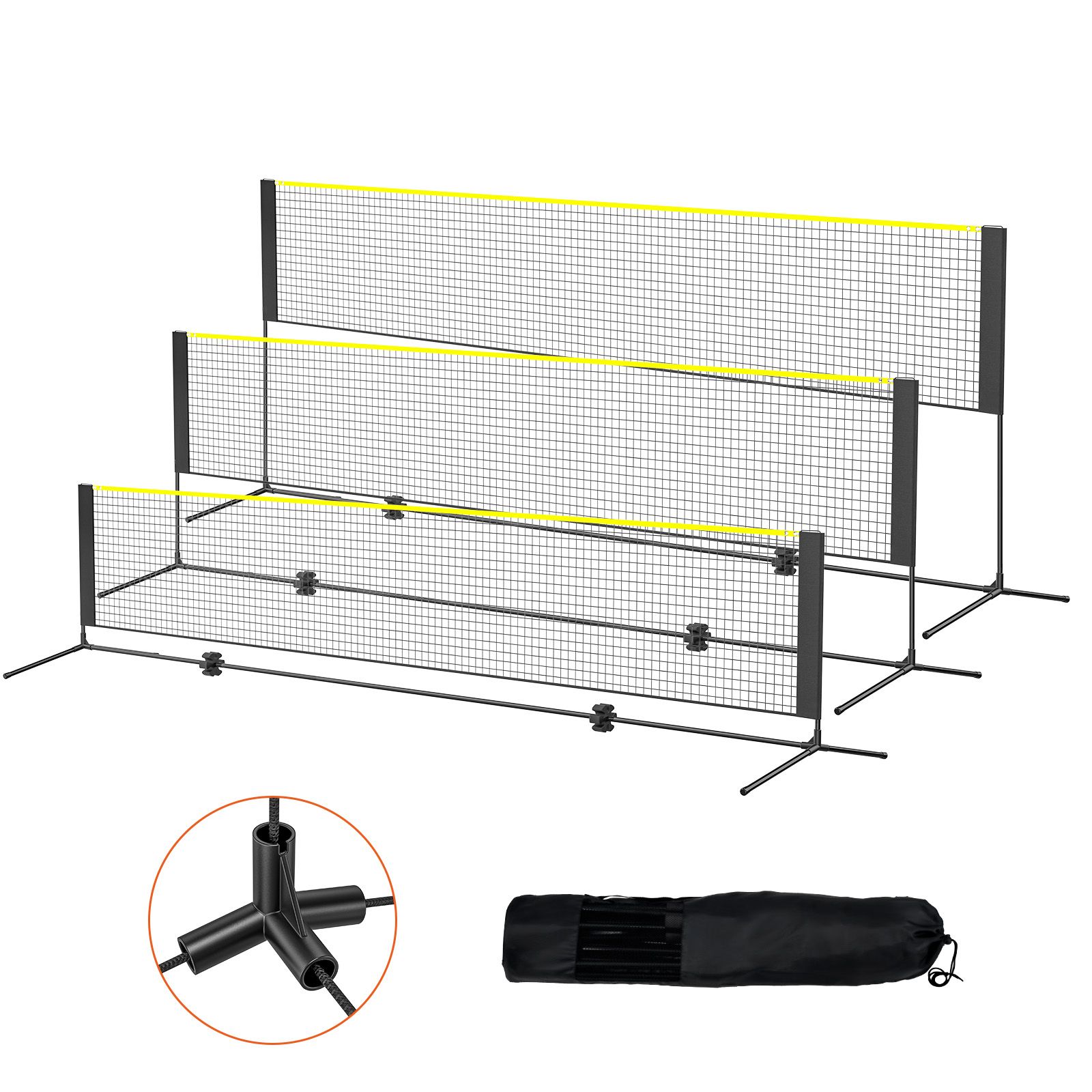 Kids Outdoor Volleyball Net - Siatka do badmintona, siatka do siatkówki