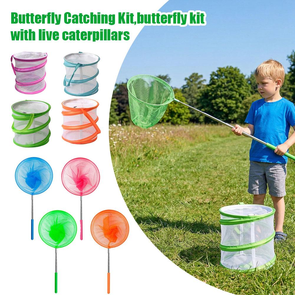 Kids Outdoor Net - Zestaw do łapania motyli dla dzieci,