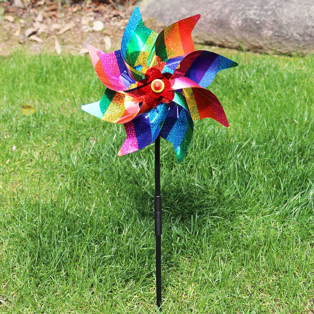 Kids Outdoor Garden Toys - Wiatrak Dekoracja odstraszająca ptaki Pielęgnacja ptaków