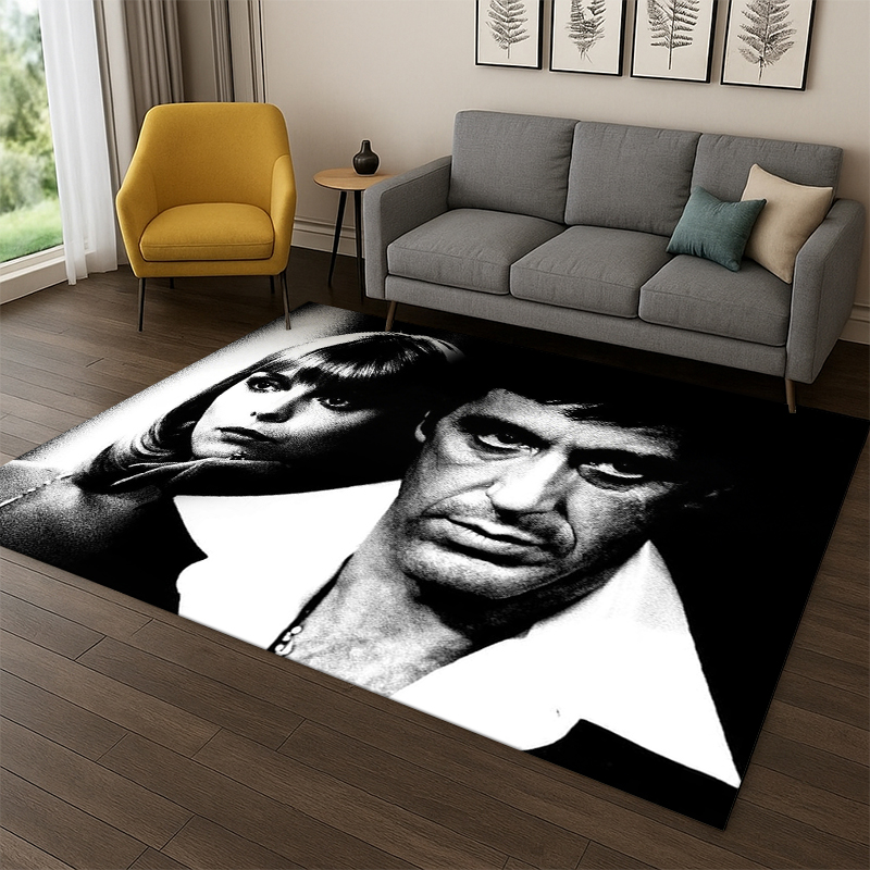 Kids Outdoor Movies - Dywan 3D Scarface Klasyczny Film Tony,