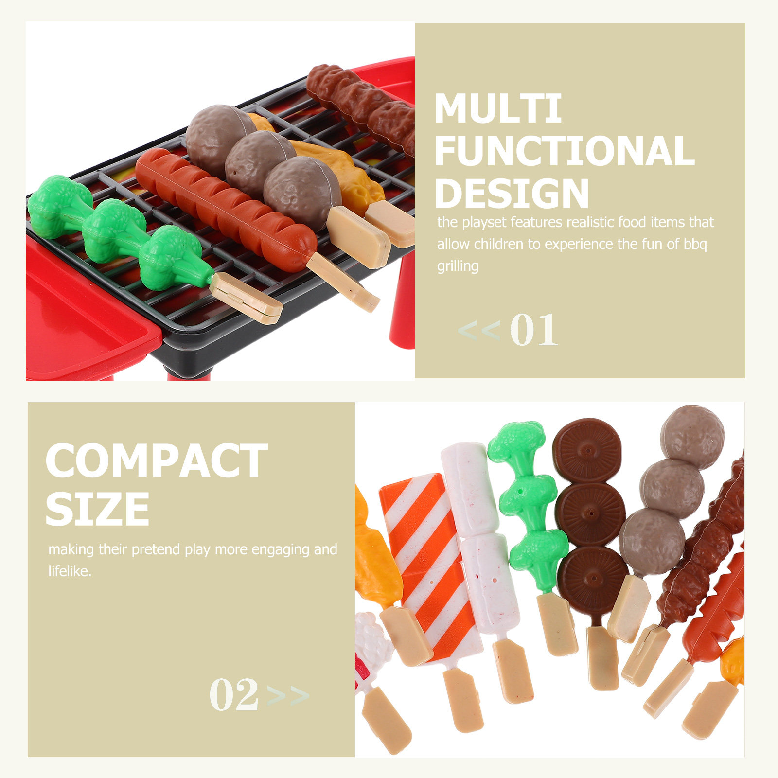 20-częściowy realistyczny zest – Kids Outdoor Grill Set recenzja i cena