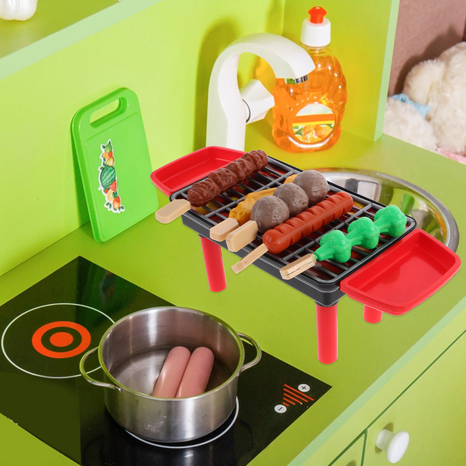 20-częściowy realistyczny zest – Kids Outdoor Grill Set recenzja i cena