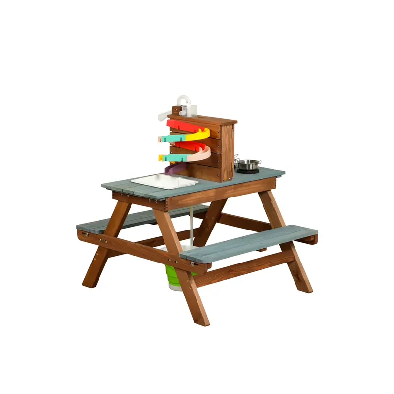Drewniany stół do zabawy na św – Kids Outdoor Folding Table recenzja i cena