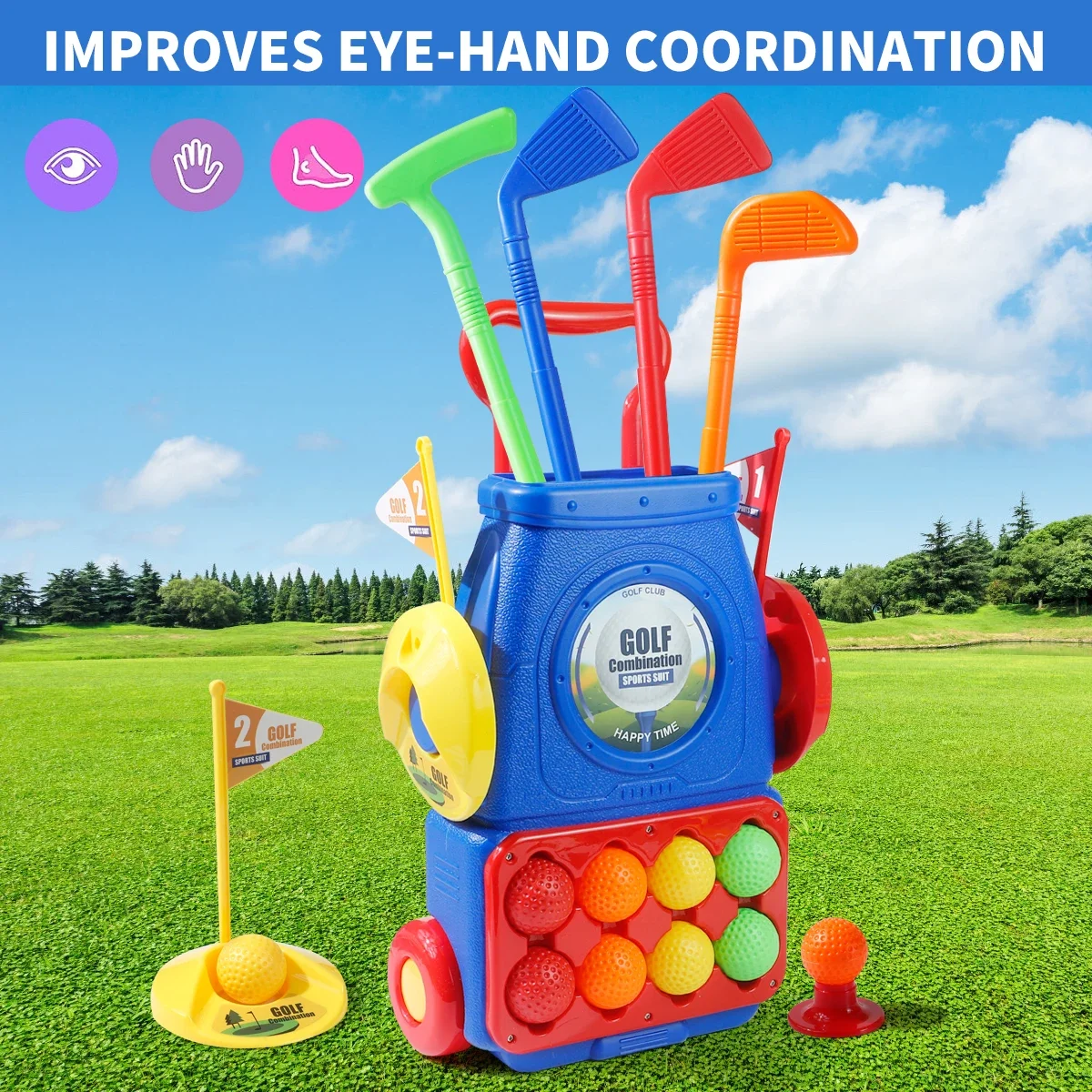 Ulepszony dziecięcy wózek golf – Kids Indoor Outdoor Cart recenzja i cena