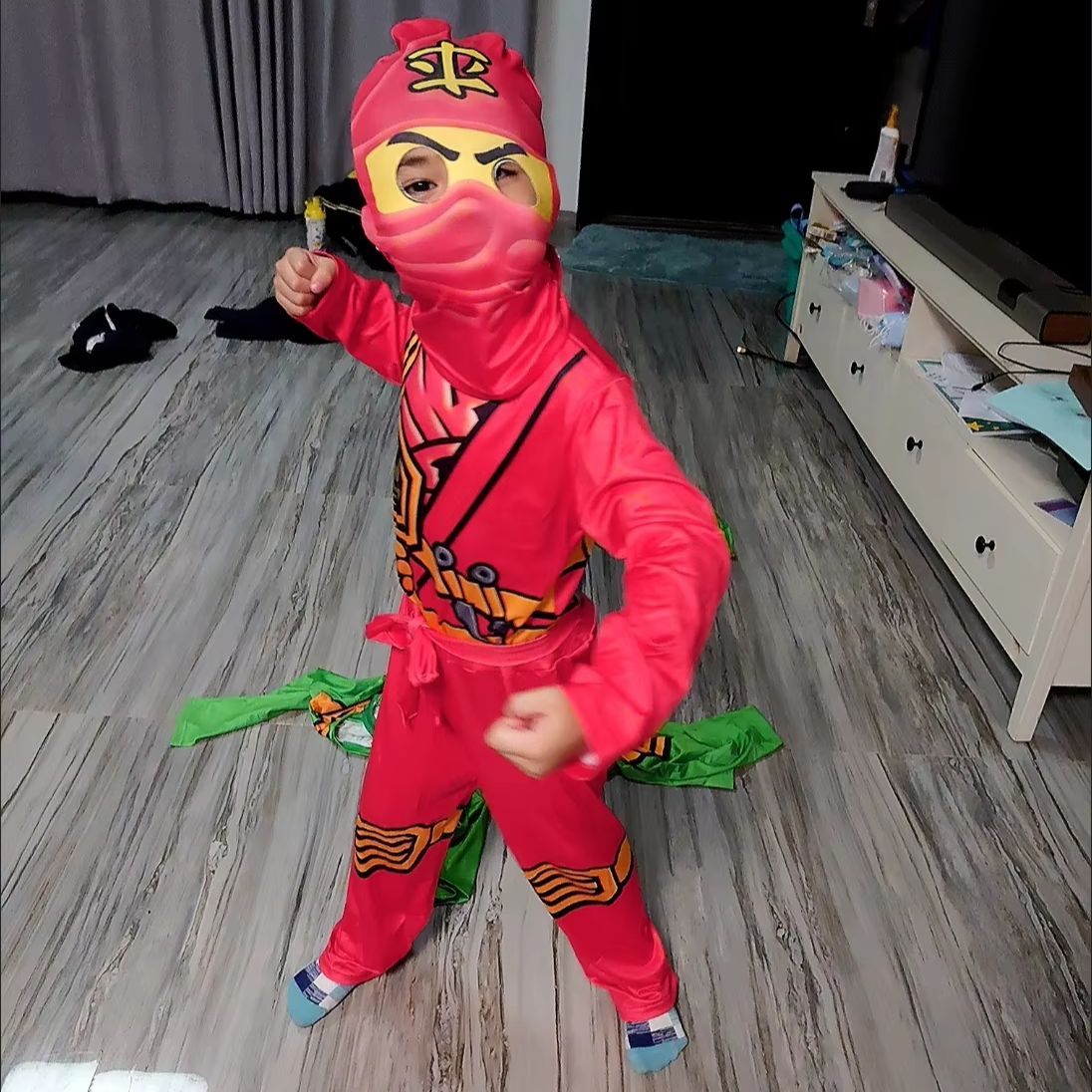 Kostium Ninja Cosplay Strój Su – Kids Outdoor Ninja Warrior Course recenzja i cena