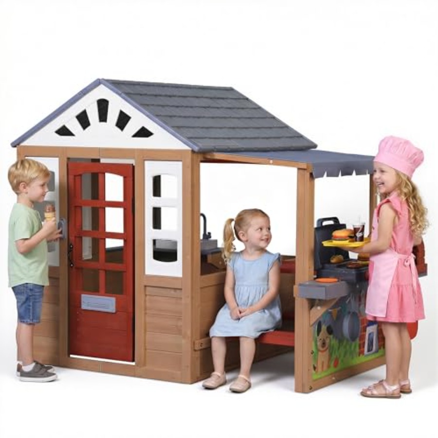 Domek do zabawy na zewnątrz dl – Kids Outdoor Grill Set recenzja i cena