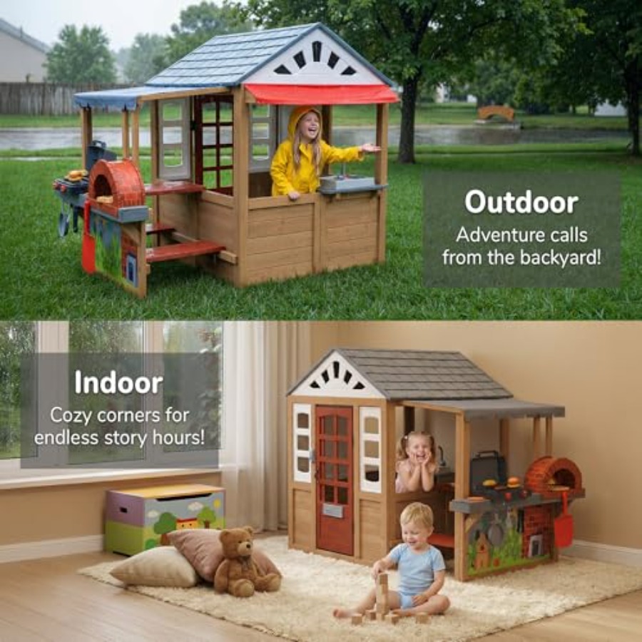 Domek do zabawy na zewnątrz dl – Kids Outdoor Grill Set recenzja i cena