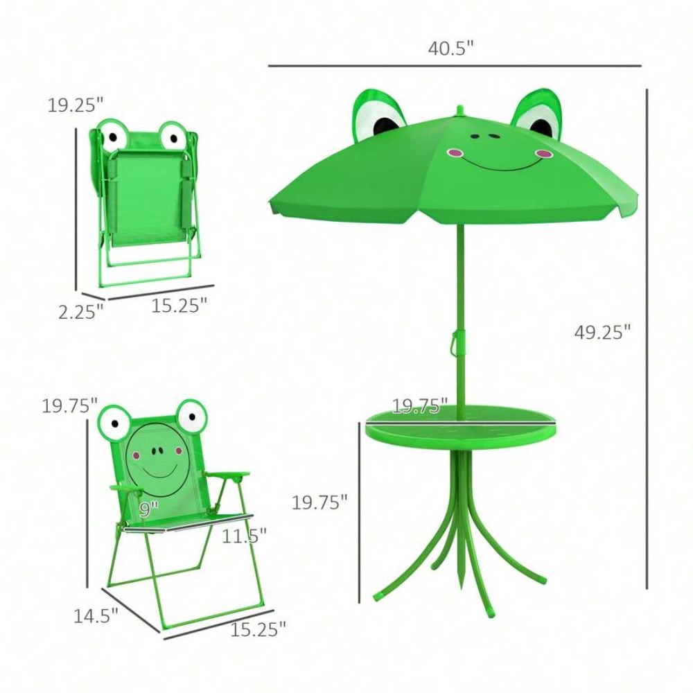 Zestaw stołu i krzeseł dla dzi – Kids Outdoor Folding Table recenzja i cena