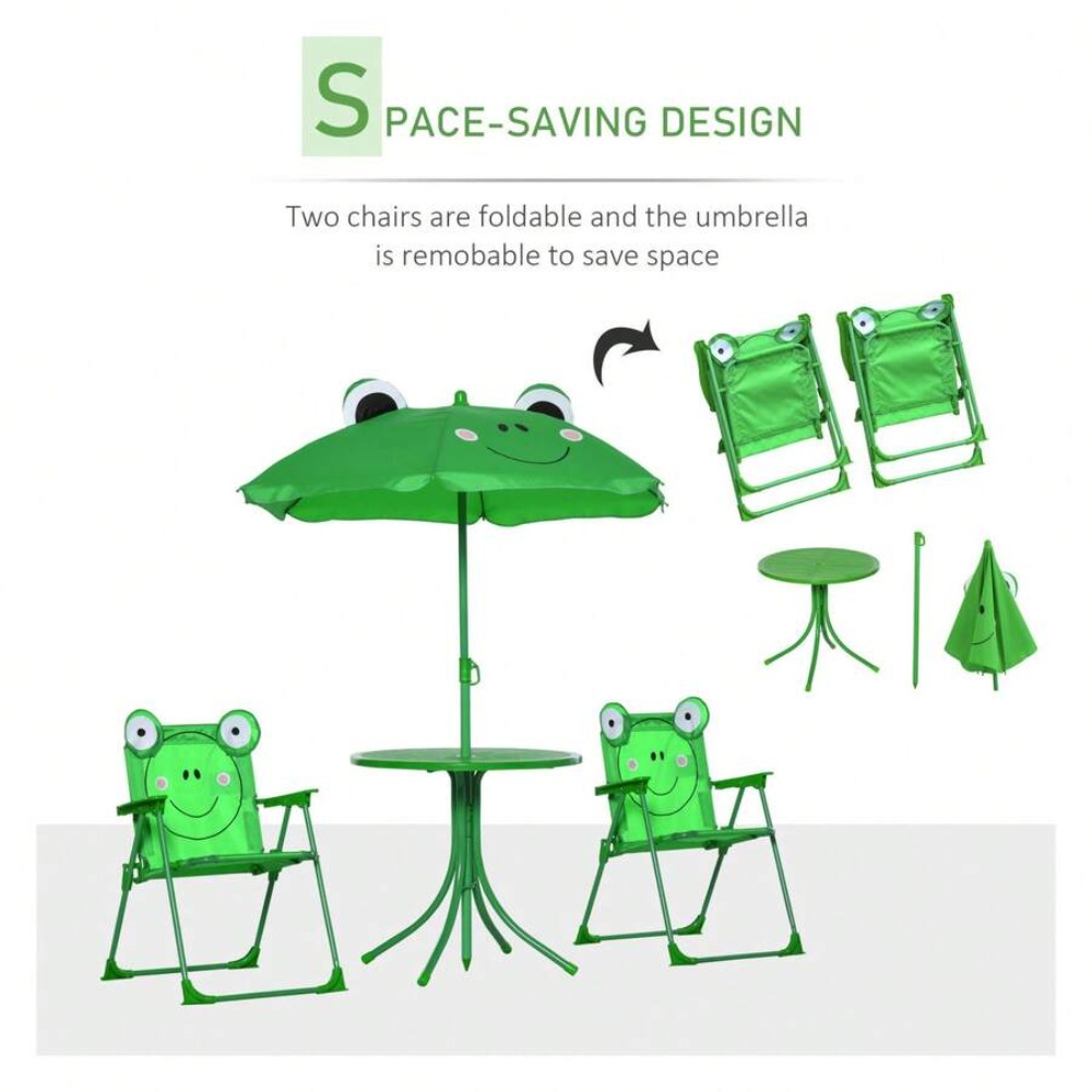 Zestaw stołu i krzeseł dla dzi – Kids Outdoor Folding Table recenzja i cena