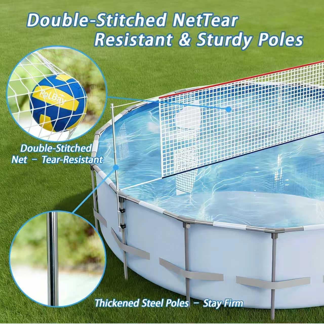 Regulowany zestaw do siatkówki – Kids Outdoor Volleyball Net recenzja i cena