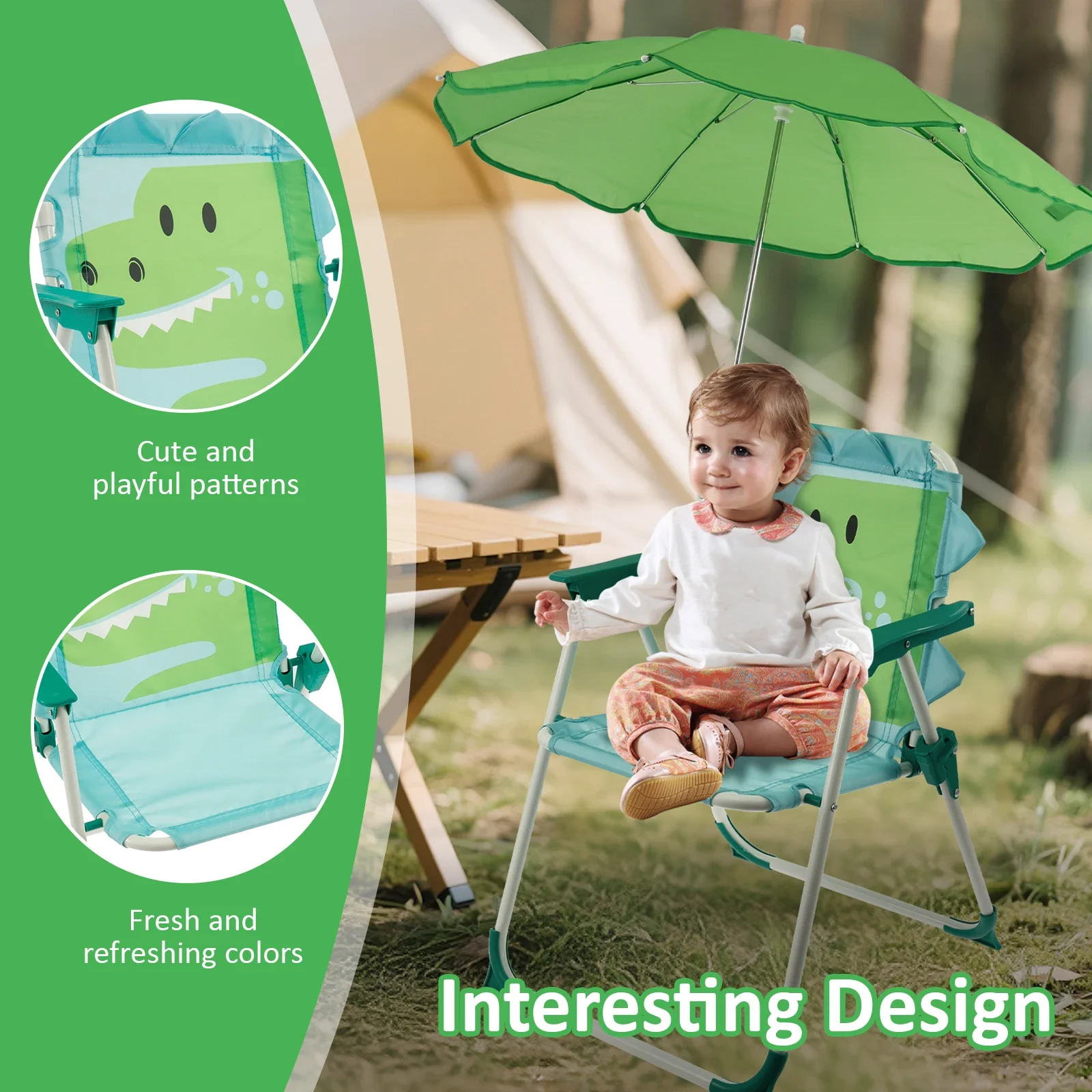 Składane krzesełko plażowe dla – Kids Outdoor Loungers recenzja i cena