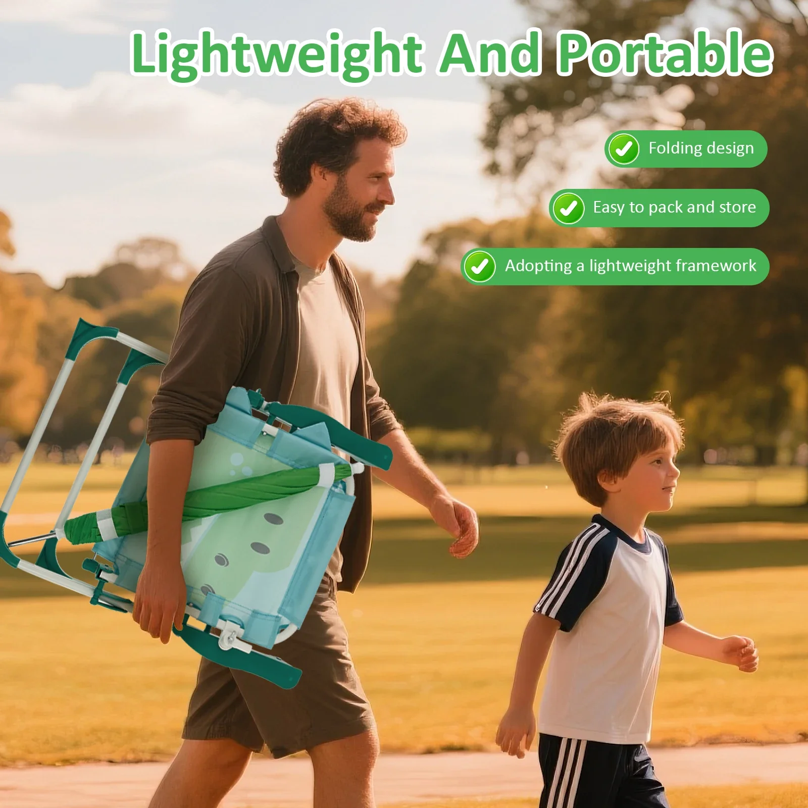 Składane krzesełko plażowe dla – Kids Outdoor Loungers recenzja i cena