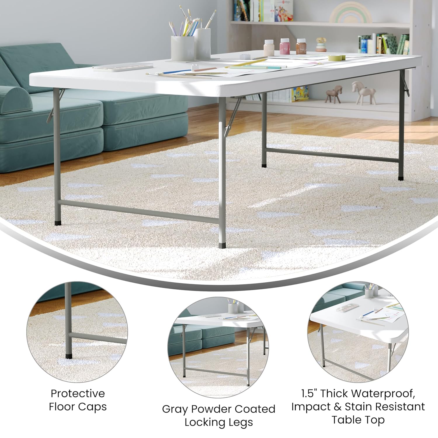 Stolik składany z tworzywa szt – Kids Outdoor Folding Table recenzja i cena