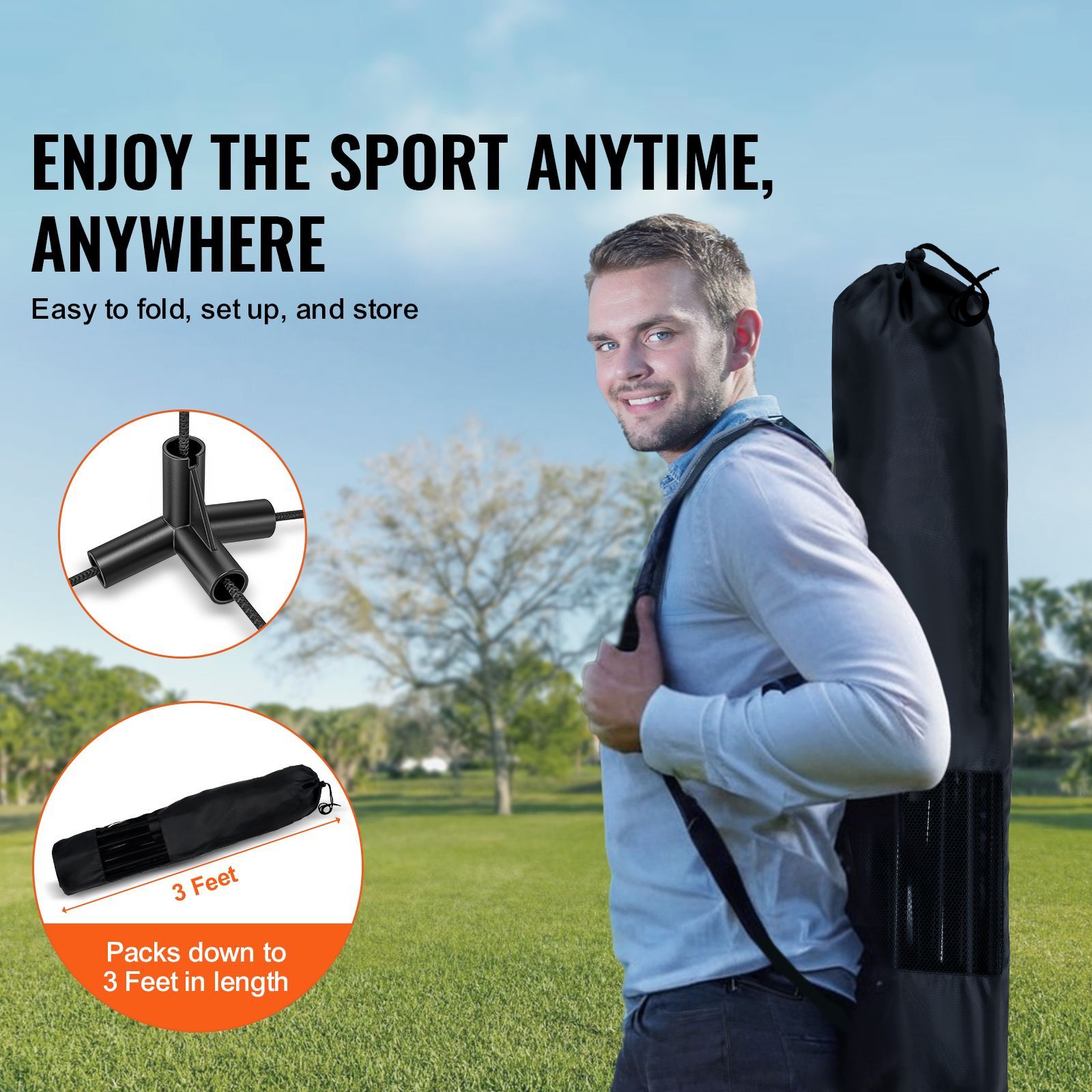 Siatka do badmintona, siatka d – Kids Outdoor Volleyball Net recenzja i cena