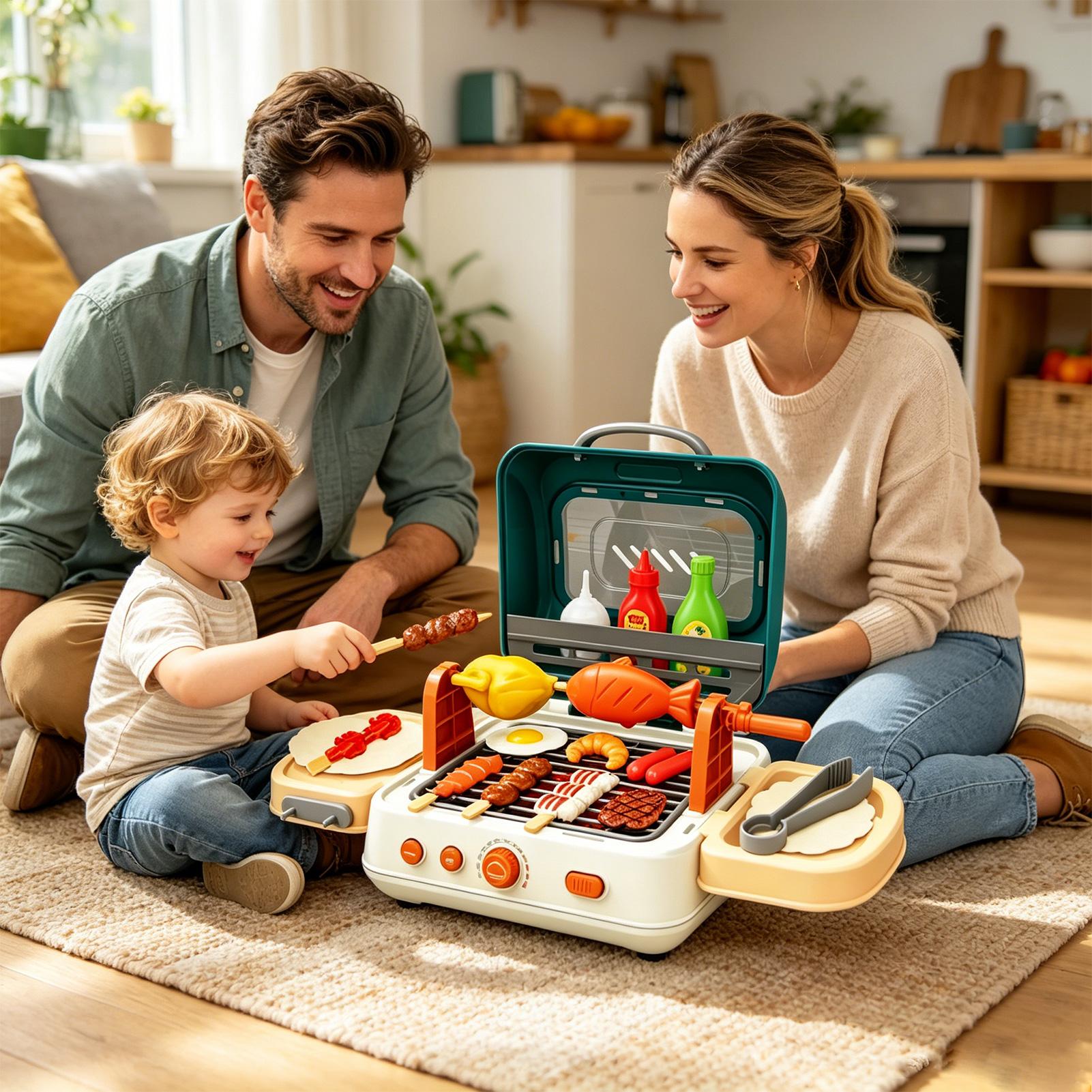 Dziecięcy grill na zewnątrz, s – Kids Outdoor Grill Set recenzja i cena