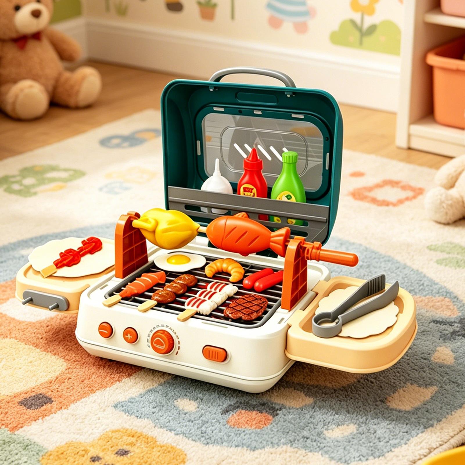 Dziecięcy grill na zewnątrz, s – Kids Outdoor Grill Set recenzja i cena