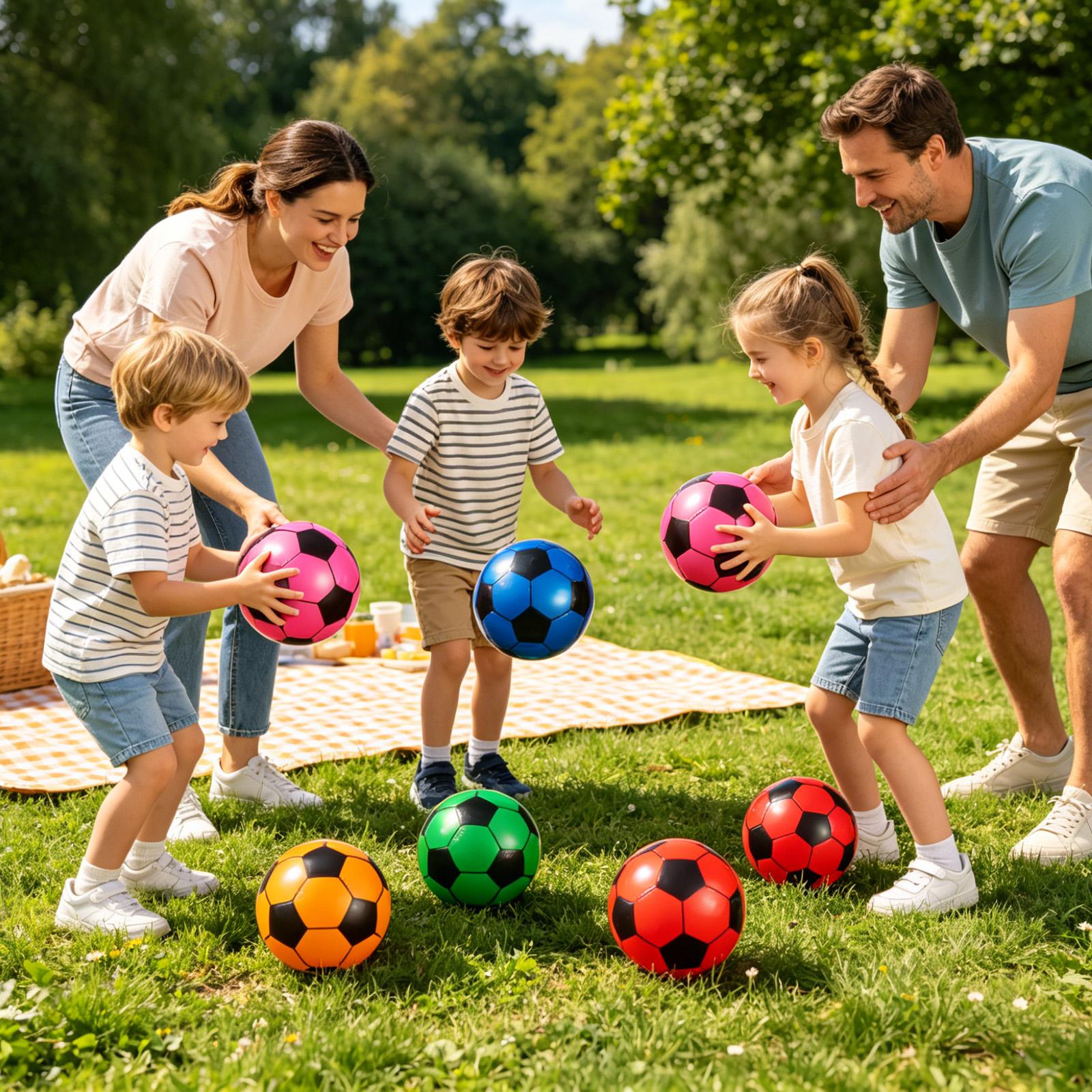 Piłka Nożna Nadmuchiwana 6 Szt – Kids Outdoor Garden Toys recenzja i cena