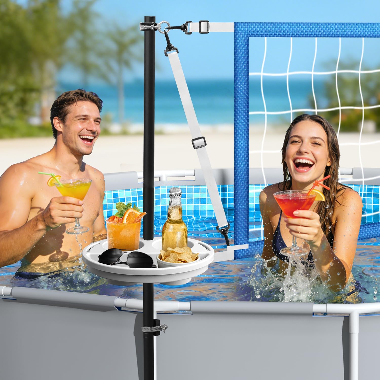 Zestaw do siatkówki wodnej do  – Kids Outdoor Volleyball Net recenzja i cena
