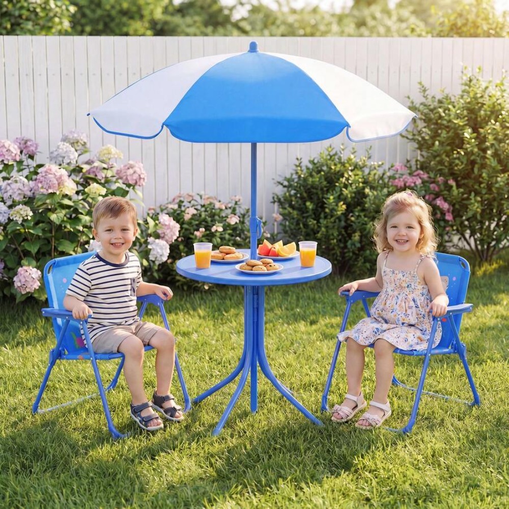 Dziecięcy zestaw piknikowy na  – Kids Outdoor Folding Table recenzja i cena